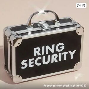 David’s Bridal 💍 Ring Security Mini Briefcase - Ring Bearer Accessory
